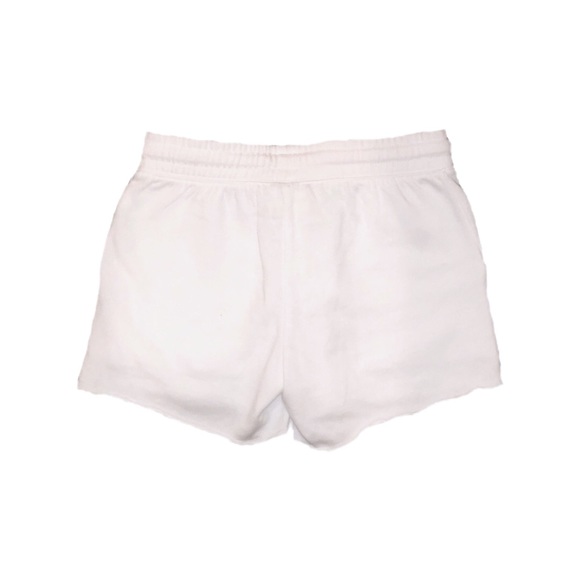 Lace Up Sweatshorts W/ Pink Rolling Stones Logo Patch - Picture 5 of 5